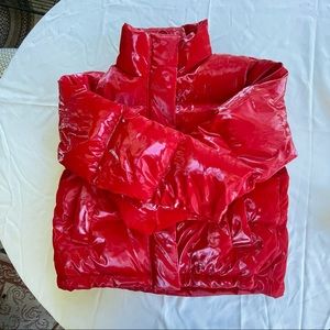 MO & CO Down Jacket (Shiny Red)